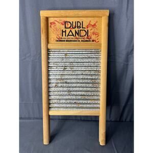 Vintage Dubl Handi Washboard